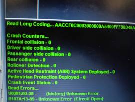 4KE 959 655H After the crash reset 4KE 959 655H After the crash reset
