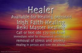 Irish Faith Healing/Reiki Master Healing Irish Faith Healing/Reiki Master Healing