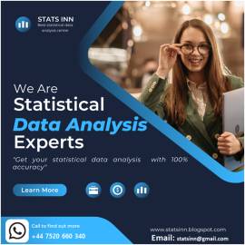 Expert Online Statistics Tutoring & Statistical Data Analysis Help
