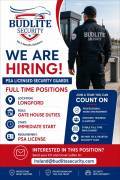 WE ARE HIRING – SECURITY GUARDS
