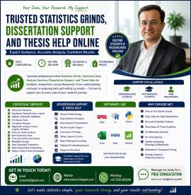 Trusted Statistics Grinds, Dissertation Support and Thesis Help Online