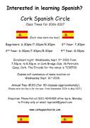 Cork Spanish Circle classes for Sept 2026
