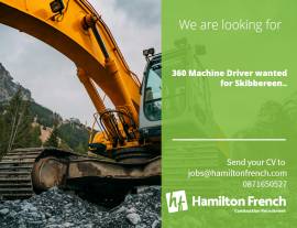 360 Machine Driver   for Skibbereen