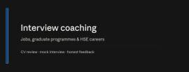 One-to-One Interview Skills - HSE Careers, Grad Programmes & More