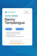 Part Time Nanny - Templeogue - €25 gross per hour.