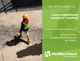 Construction Worker for Coachford Construction Worker for Coachford