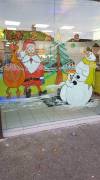 Christmas window painting Christmas window painting