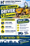 Site Dumper driver for Coachford. Site Dumper driver for Coachford.