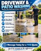 DRIVEWAY & PATIO PRESSURE WASHING