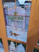 Christmas window painting Christmas window painting