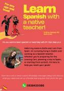 Spanish lessons with a native speaker teacher